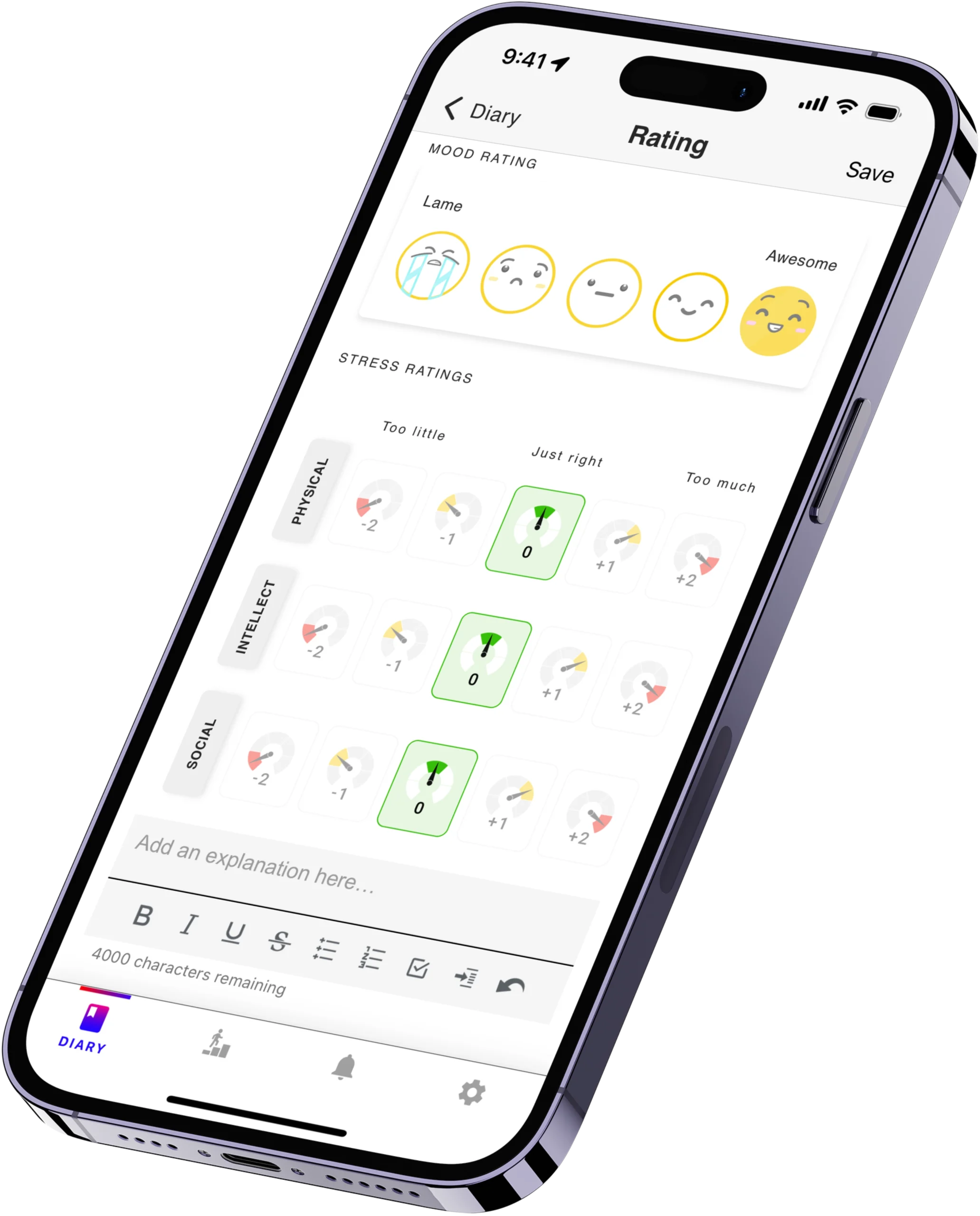 best life mood tracker app for mood and stress tracking