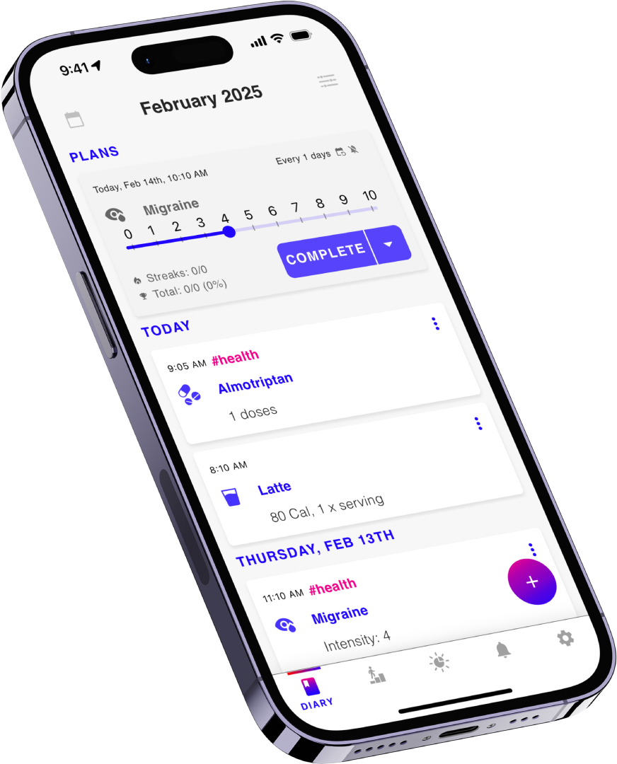 best life headache and migraine tracker app with reminders